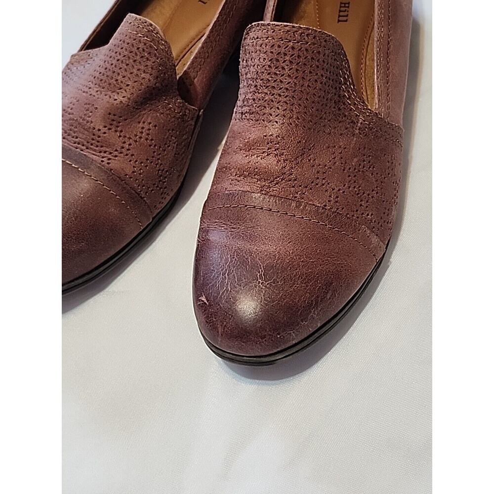 Rockport Cobb Hill Shoes Womens 9 Crosbie Slip On Loafer CI6210 Burgundy - Picture 5 of 12